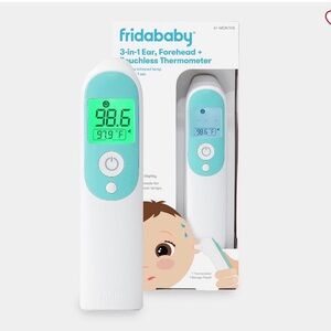 Fridababy 3-in-1 Ear, Forehead + Touchless Thermometer - White and Blue